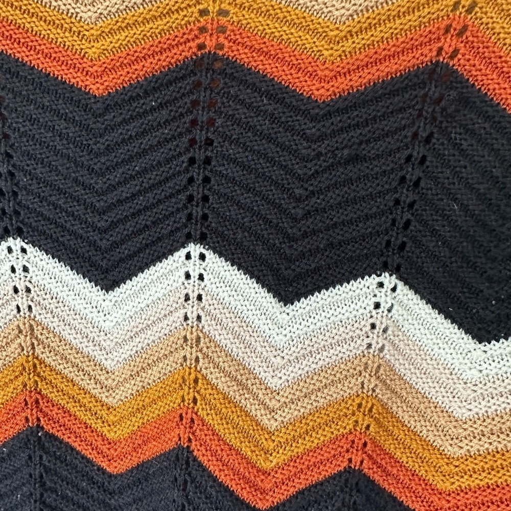 FCT with love Chevron knit long sleeve sweater - Picture 2 of 4